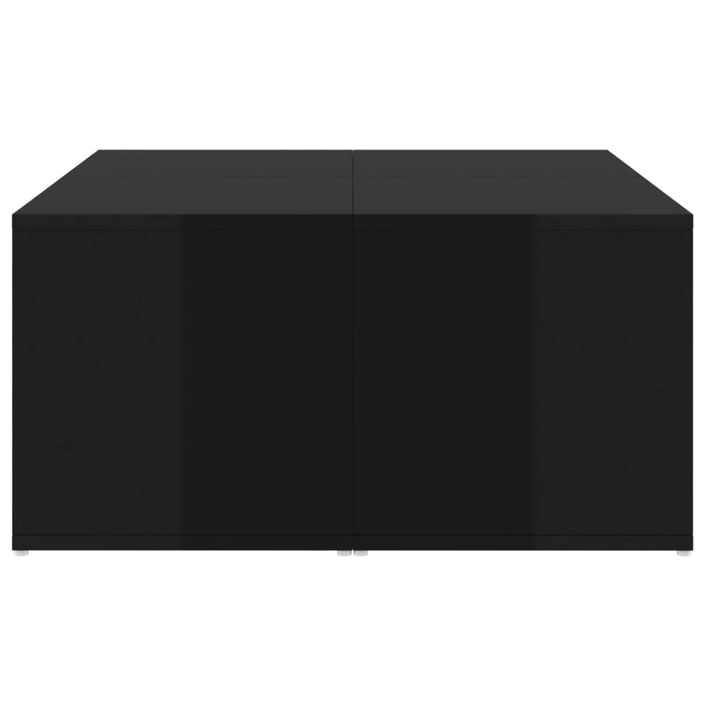 Sohvapöydät 4 kpl korkeakiilto musta 33x33x33 cm lastulevy - Sisustajankoti.fi