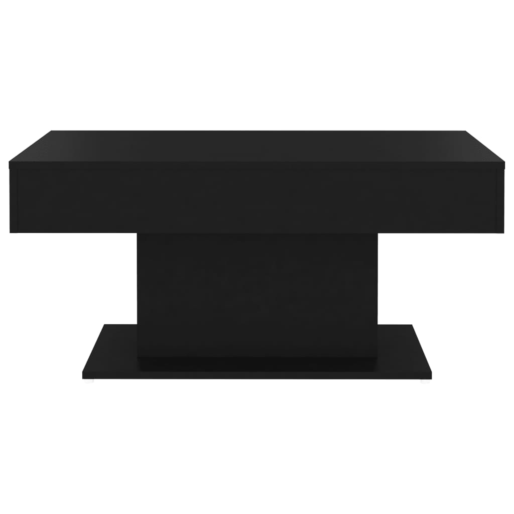 Sohvapöytä musta 96x50x45 cm lastulevy - Sisustajankoti.fi