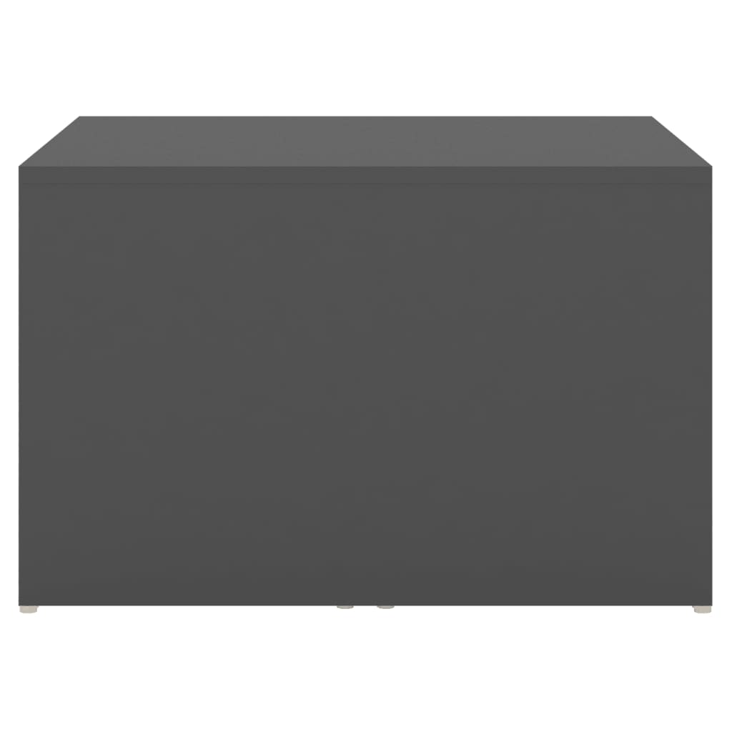 3-osainen Sohvapöytäsarja harmaa 60x60x30 cm lastulevy - Sisustajankoti.fi