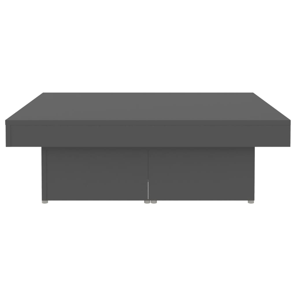 Sohvapöytä harmaa 90x90x28 cm lastulevy - Sisustajankoti.fi