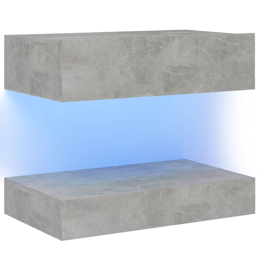 Yöpöytä betoninharmaa 60x35 cm - Sisustajankoti.fi