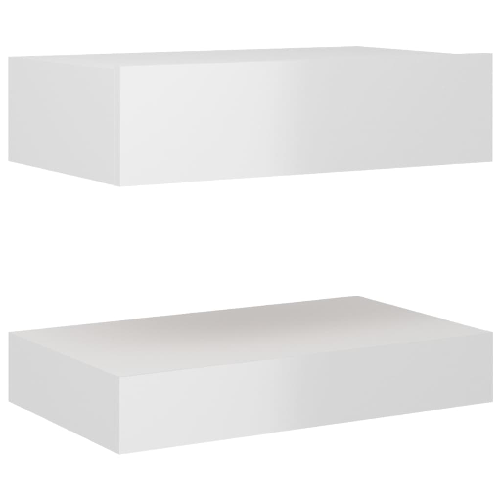 Yöpöytä korkeakiilto valkoinen 60x35 cm - Sisustajankoti.fi