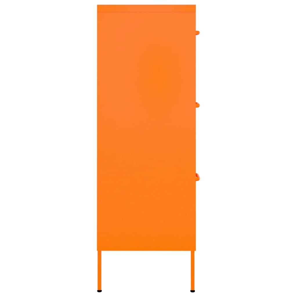 Lipasto oranssi 80x35x101,5 cm teräs - Sisustajankoti.fi