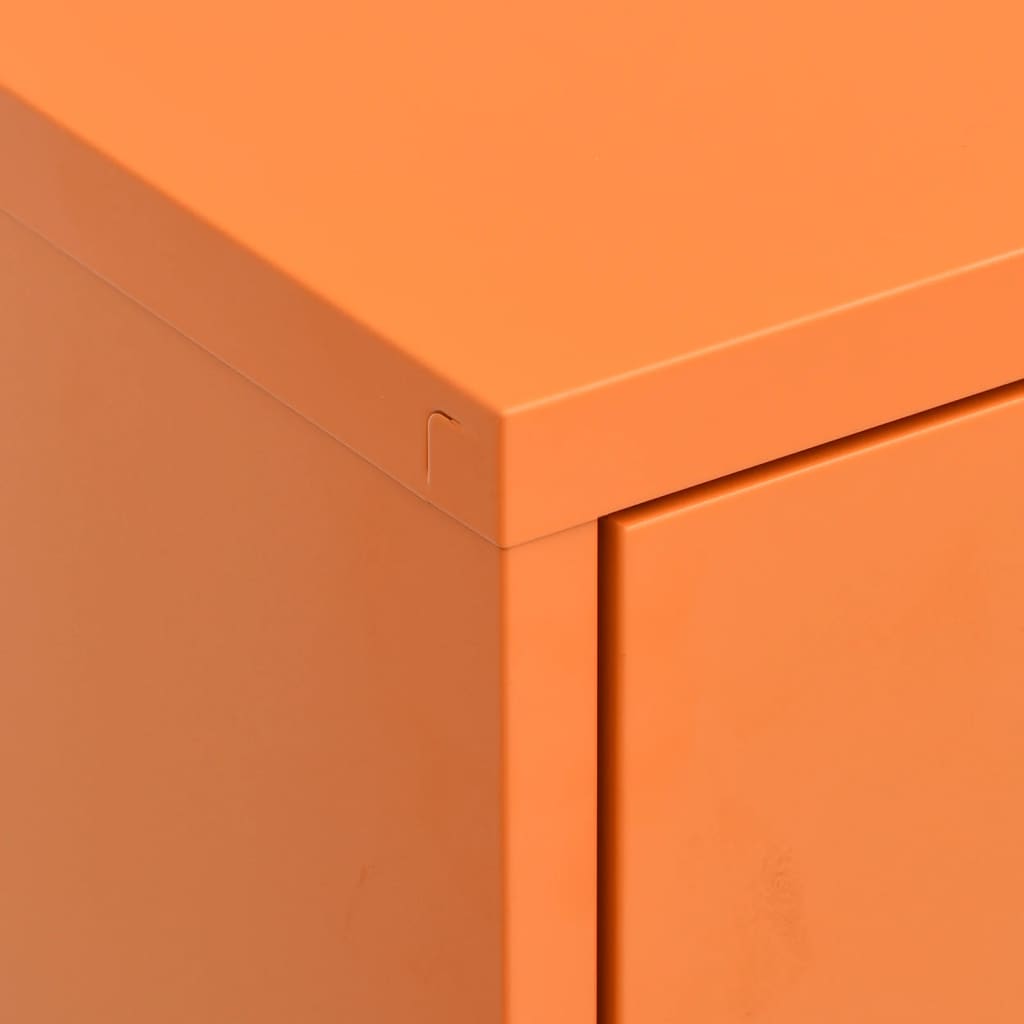 Varastokaappi oranssi 80x35x101,5 cm teräs - Sisustajankoti.fi