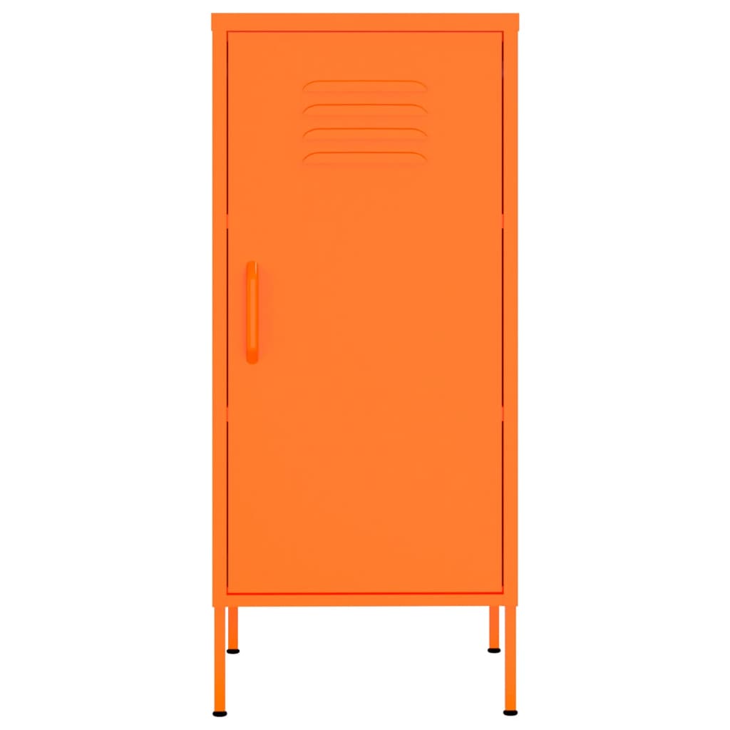 Varastokaappi oranssi 42,5x35x101,5 cm teräs - Sisustajankoti.fi