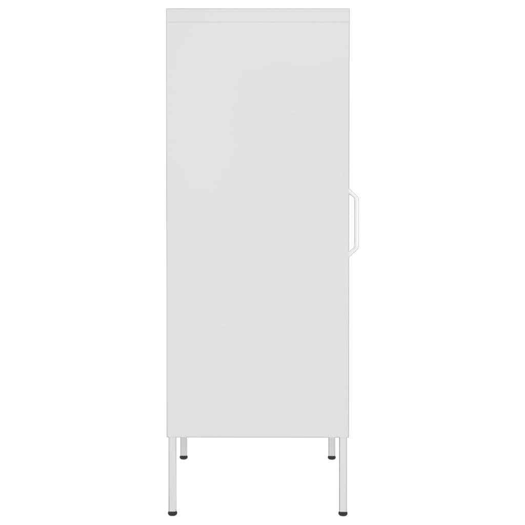 Varastokaappi valkoinen 42,5x35x101,5 cm teräs - Sisustajankoti.fi