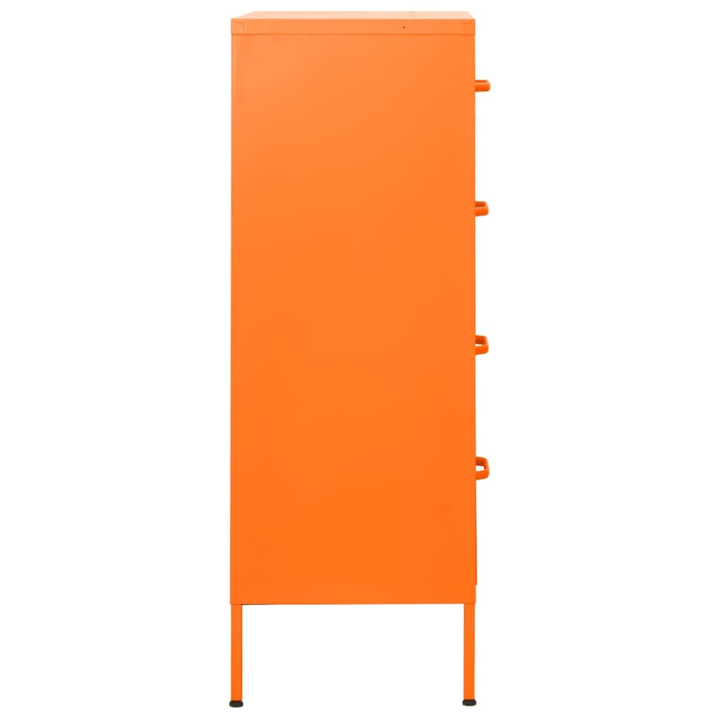 Lipasto oranssi 80x35x101,5 cm teräs - Sisustajankoti.fi