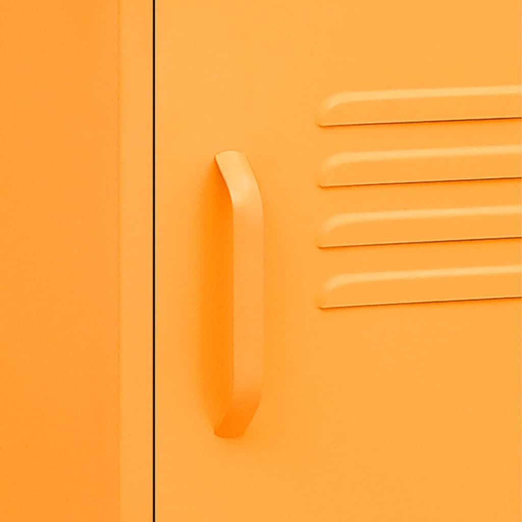 Yöpöytä sinapinkeltainen 35x35x51 cm teräs - Sisustajankoti.fi