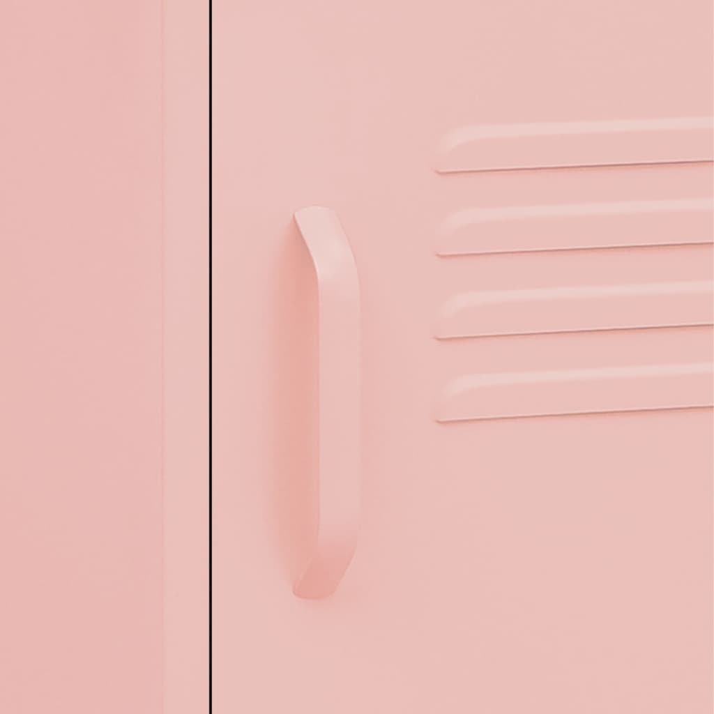 Yöpöytä pinkki 35x35x51 cm teräs - Sisustajankoti.fi