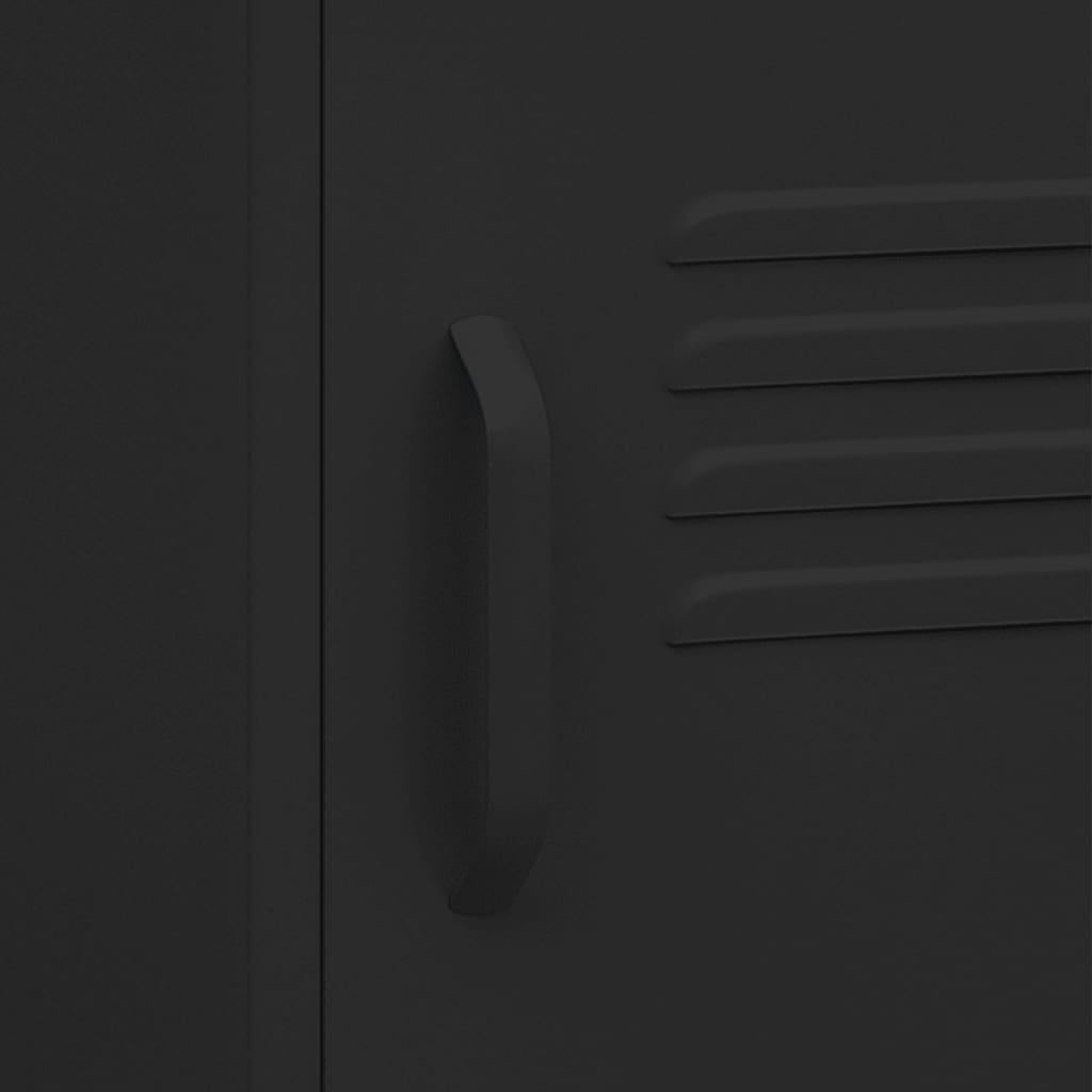 Yöpöytä musta 35x35x51 cm teräs - Sisustajankoti.fi