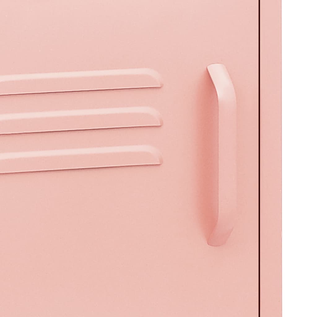 Yöpöytä pinkki 35x35x51 cm teräs - Sisustajankoti.fi