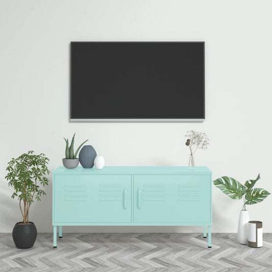 TV-taso minttu 105x35x50 cm teräs - Sisustajankoti.fi