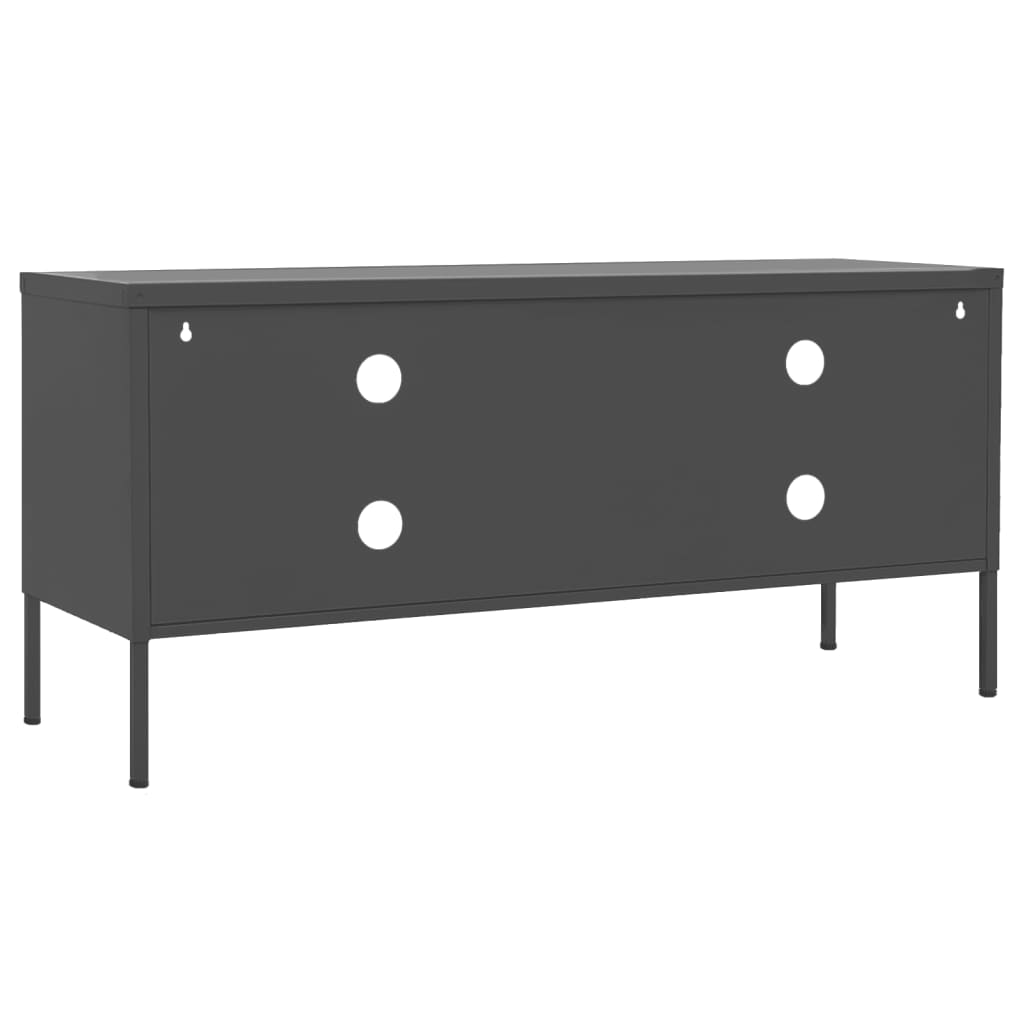 TV-taso antrasiitti 105x35x50 cm teräs - Sisustajankoti.fi