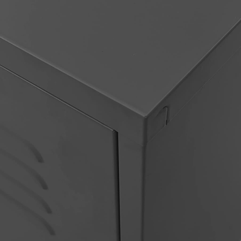 TV-taso antrasiitti 105x35x50 cm teräs - Sisustajankoti.fi