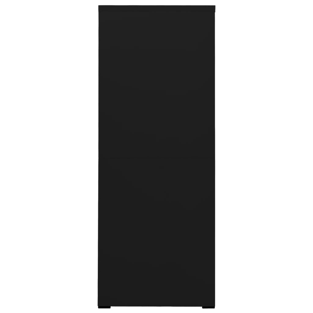 Arkistokaappi musta 46x62x164 cm teräs - Sisustajankoti.fi