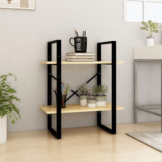 2-tasoinen kirjahylly 60x30x70 cm täysi mänty - Sisustajankoti.fi