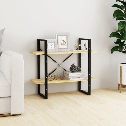 2-tasoinen kirjahylly 80x30x70 cm täysi mänty - Sisustajankoti.fi
