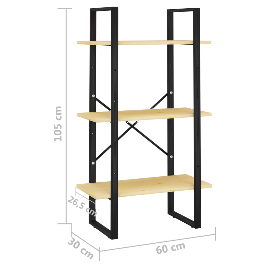Varastohylly 60x30x105 cm täysi mänty - Sisustajankoti.fi