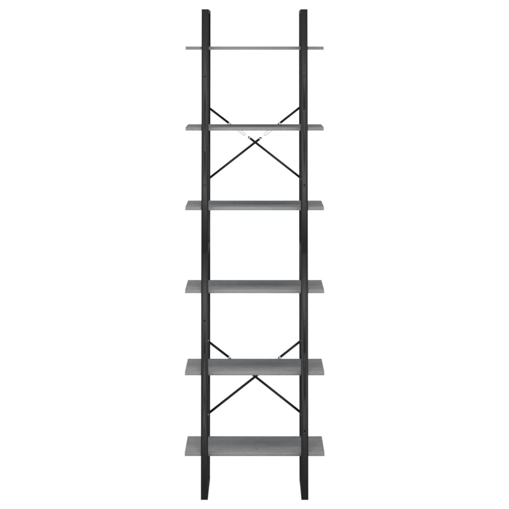 Säilytyshylly harmaa 60x30x210 cm täysi mänty - Sisustajankoti.fi