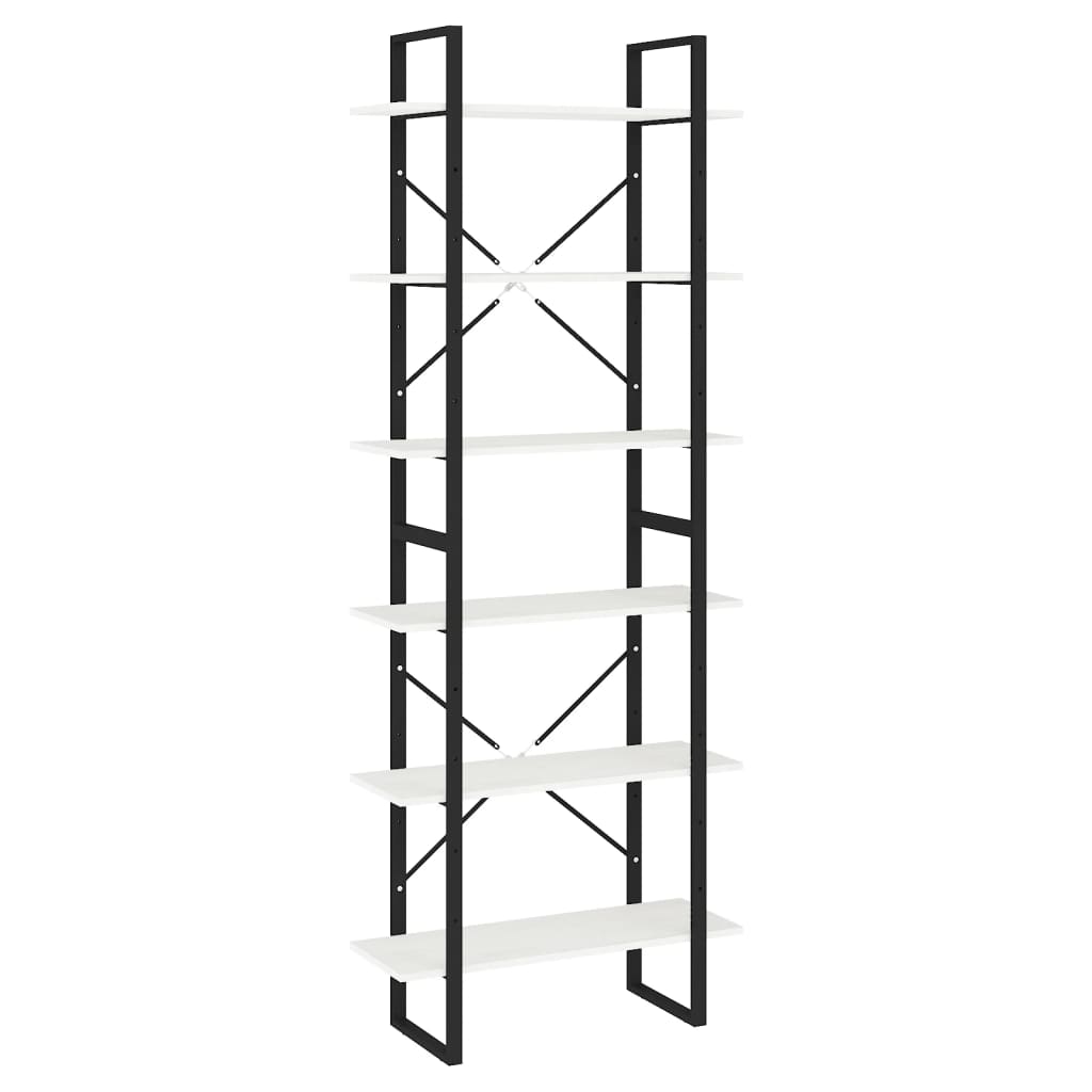 Korkea kaappi valkoinen 80x30x210 cm täysi mänty - Sisustajankoti.fi