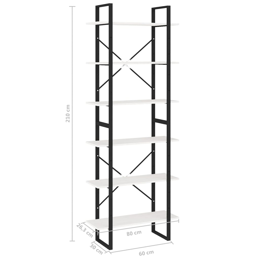 Korkea kaappi valkoinen 80x30x210 cm täysi mänty - Sisustajankoti.fi