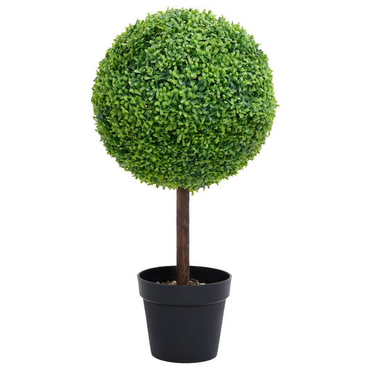 Tekokasvi puksipuu ruukulla pallonmuotoinen vihreä 50 cm - Sisustajankoti.fi