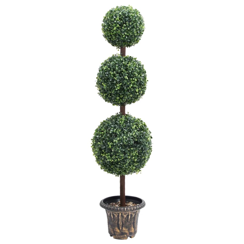 Tekokasvi puksipuu ruukulla pallonmuotoinen vihreä 118 cm - Sisustajankoti.fi
