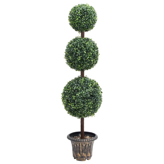 Tekokasvi puksipuu ruukulla pallonmuotoinen vihreä 118 cm - Sisustajankoti.fi