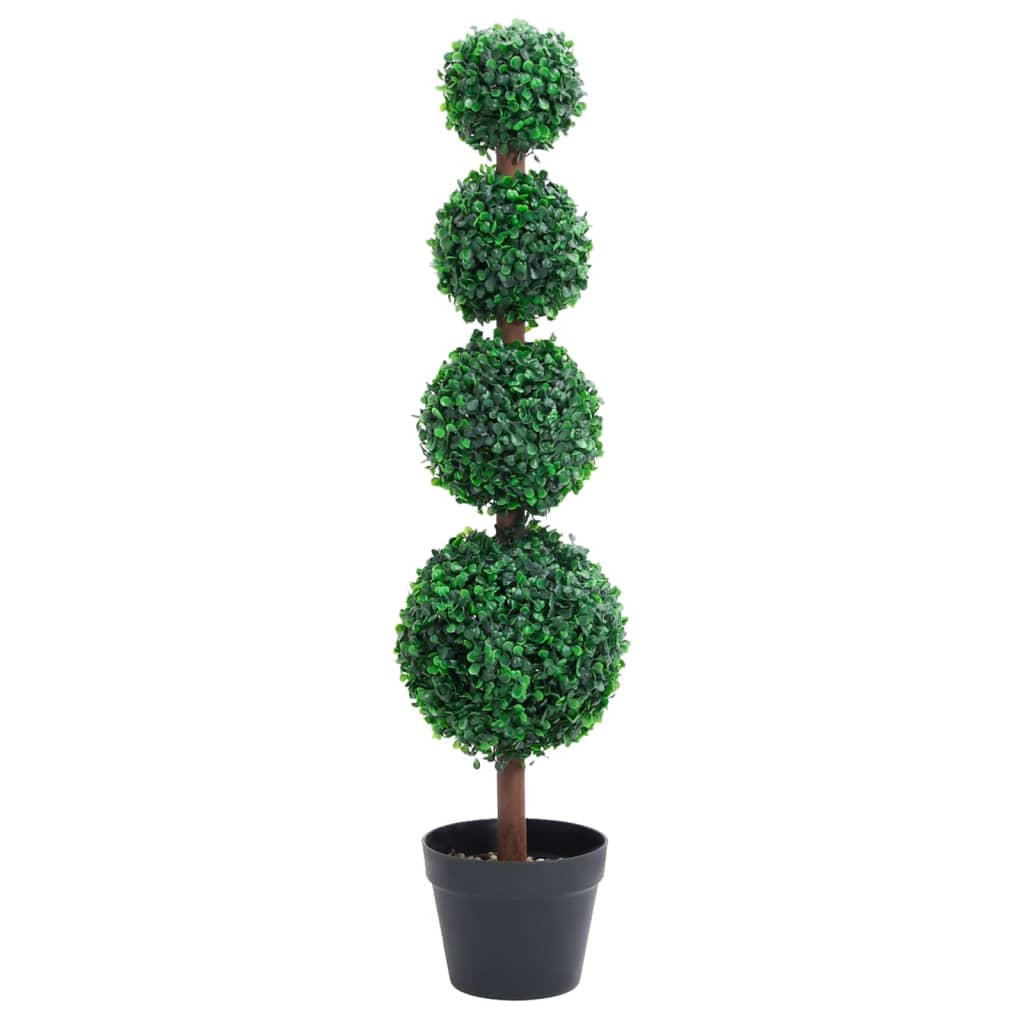 Tekokasvi puksipuu ruukulla pallonmuotoinen vihreä 90 cm - Sisustajankoti.fi