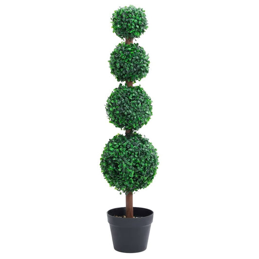 Tekokasvi puksipuu ruukulla pallonmuotoinen vihreä 90 cm - Sisustajankoti.fi