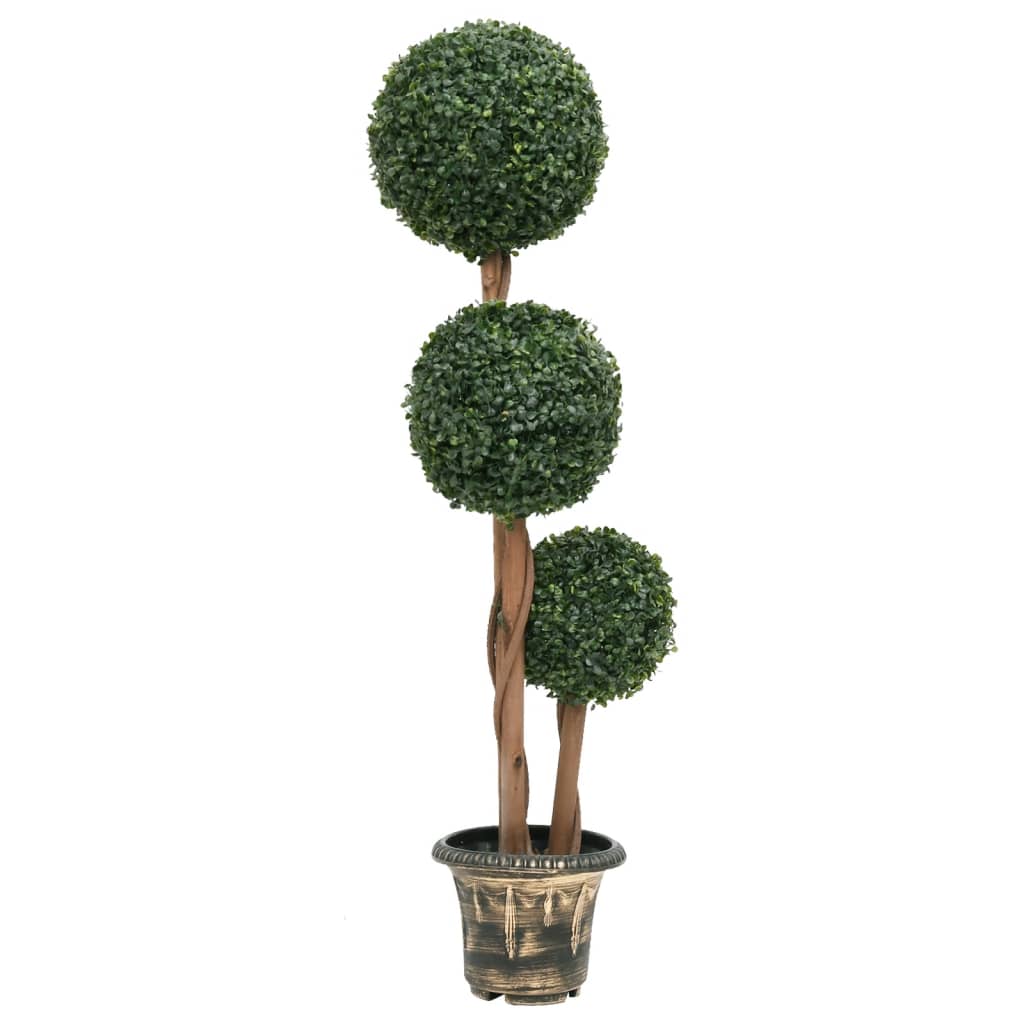 Tekokasvi puksipuu ruukulla pallonmuotoinen vihreä 119 cm - Sisustajankoti.fi