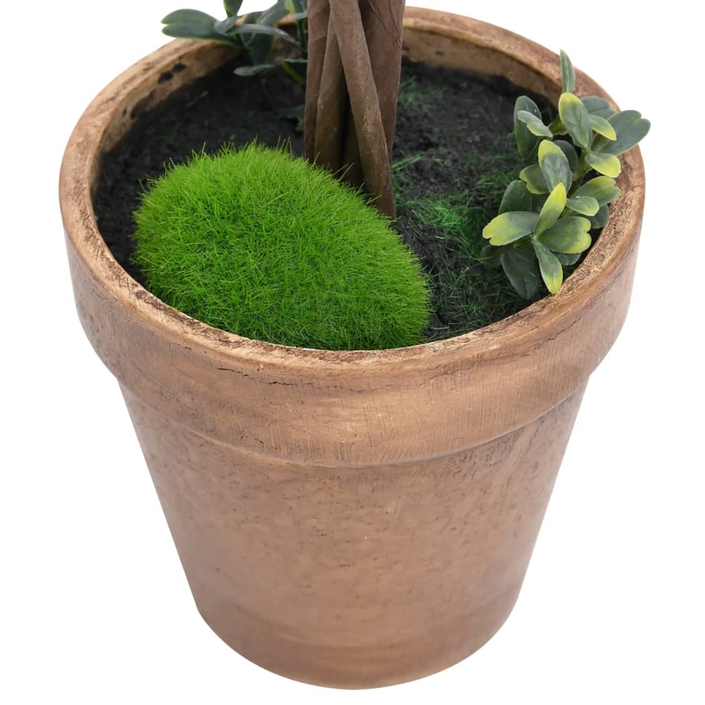 Keinotekoinen puksipuukasvi ruukussa 2 kpl vihreä pallo 56 cm - Sisustajankoti.fi