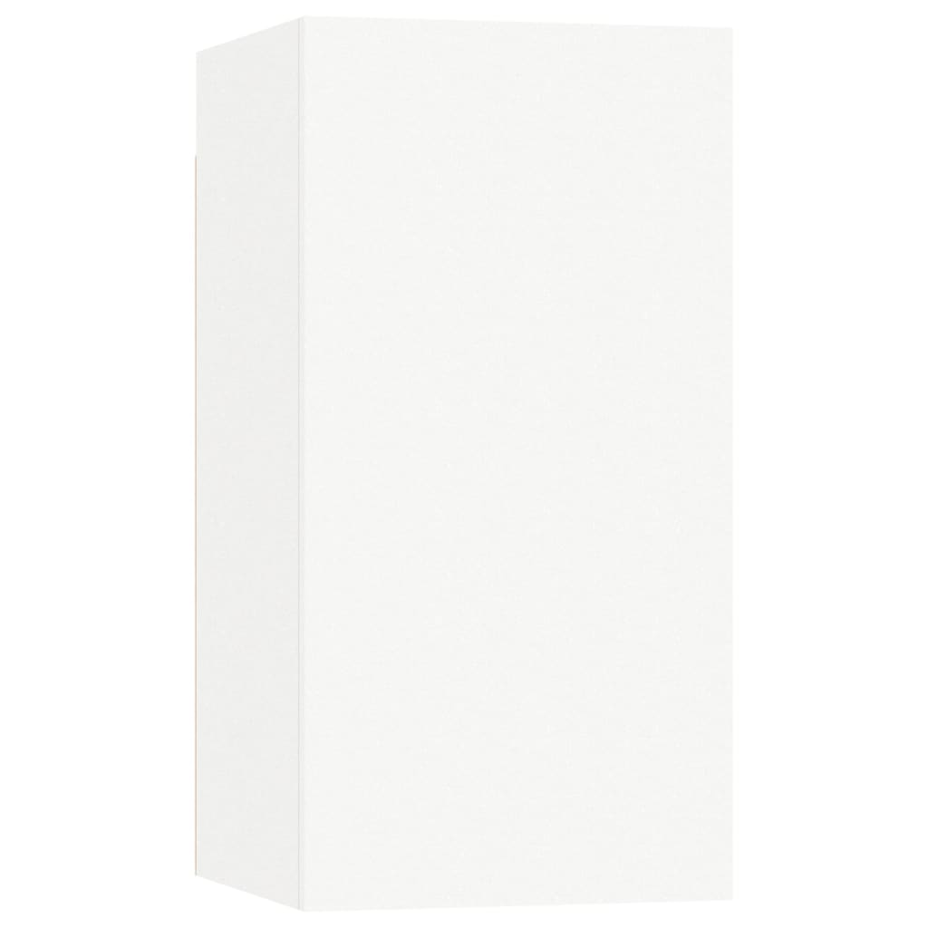 TV-tasot 7 kpl valkoinen 30,5x30x60 cm lastulevy - Sisustajankoti.fi