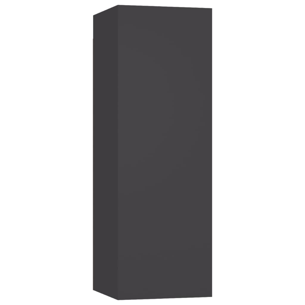 TV-tasot 4 kpl harmaa 30,5x30x90 cm lastulevy - Sisustajankoti.fi