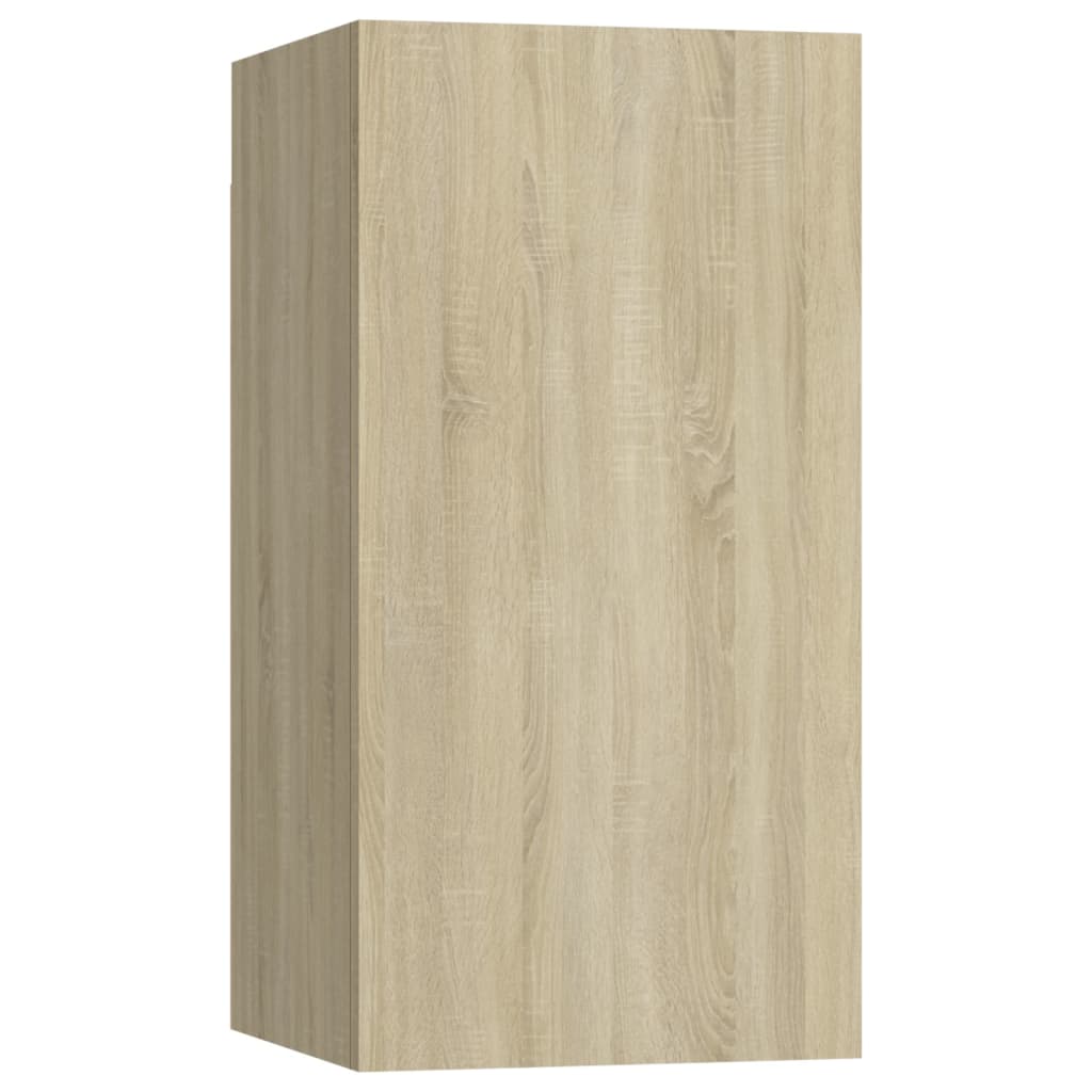 TV-tasot 7 kpl Sonoma-tammi 30,5x30x60 cm lastulevy - Sisustajankoti.fi