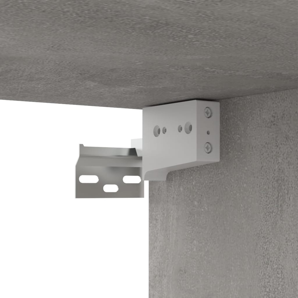 TV-tasot 4 kpl betoninharmaa 80x30x30 cm lastulevy - Sisustajankoti.fi