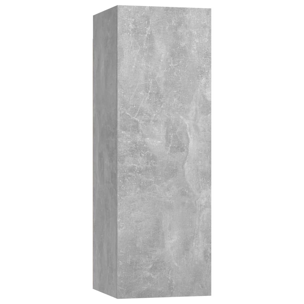 TV-tasot 4 kpl betoninharmaa 30,5x30x90 cm lastulevy - Sisustajankoti.fi