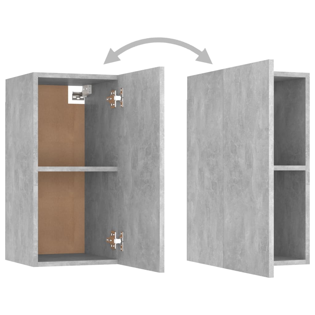 TV-tasot 7 kpl betoninharmaa 30,5x30x60 cm lastulevy - Sisustajankoti.fi