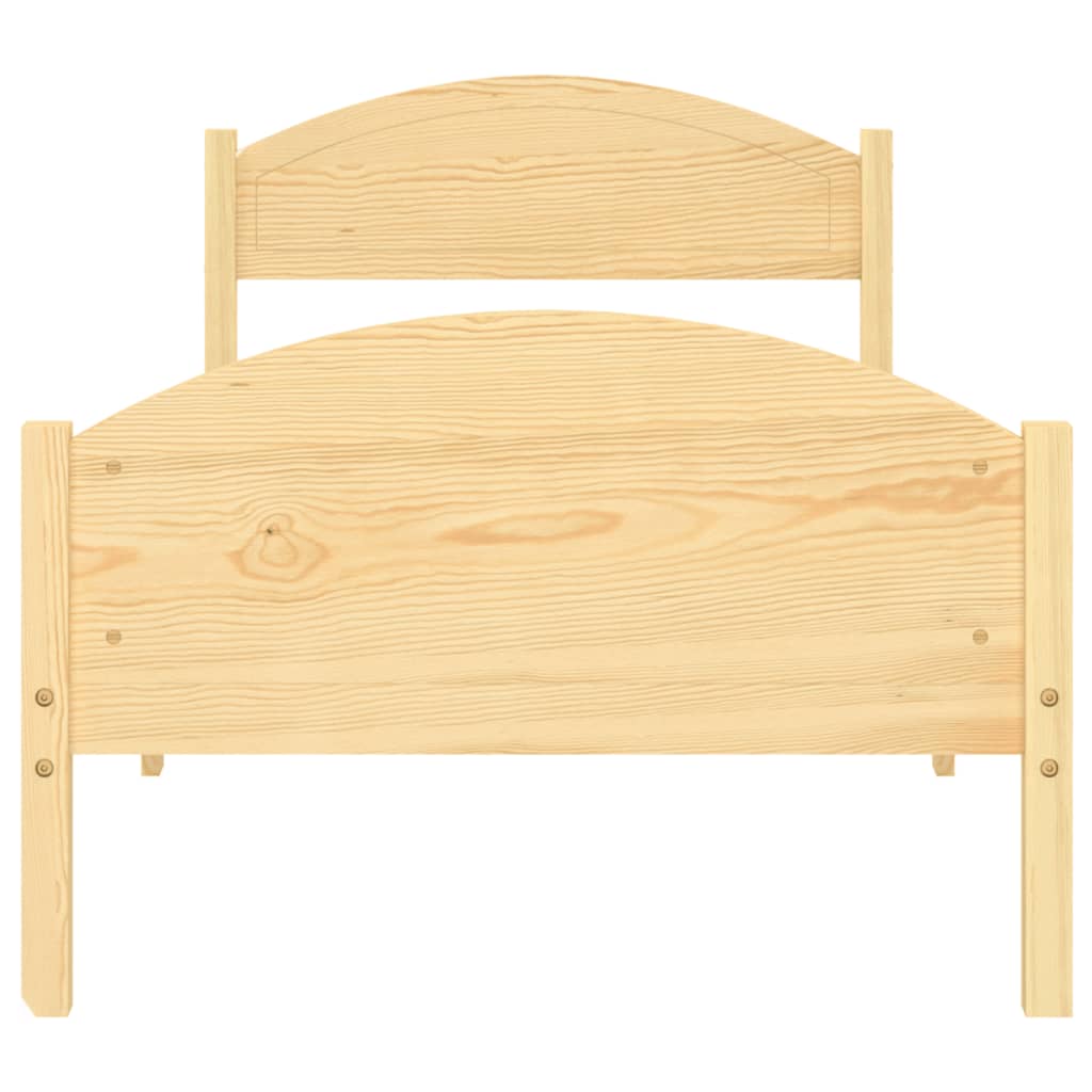 Sängynrunko täysi mänty 100x200 cm - Sisustajankoti.fi