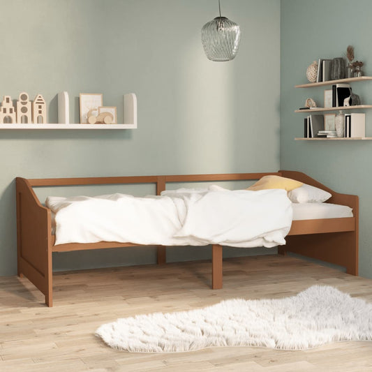 Päivävuode 3-istuttava hunajanruskea täysi mänty 90x200 cm - Sisustajankoti.fi