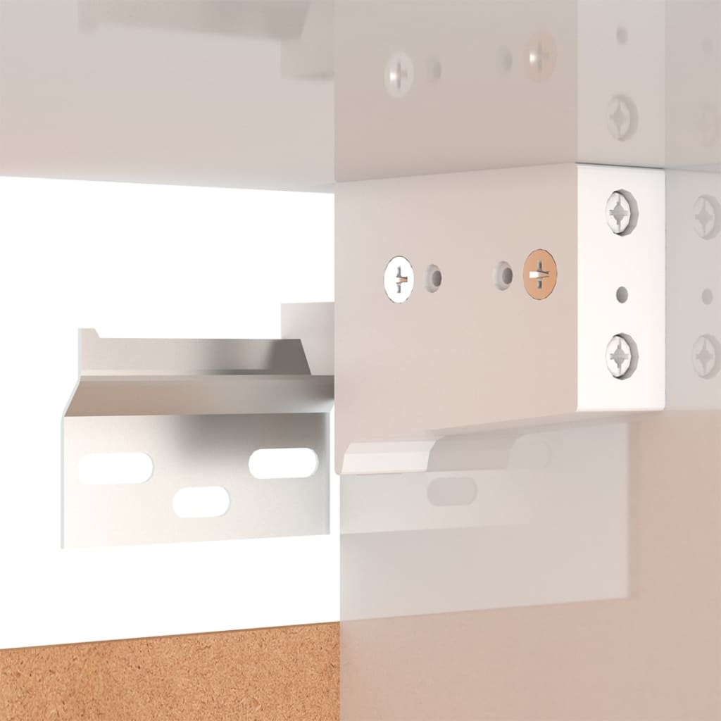 Yöpöydät 2 kpl korkeakiilto valkoinen 30,5x30x30 cm lastulevy - Sisustajankoti.fi