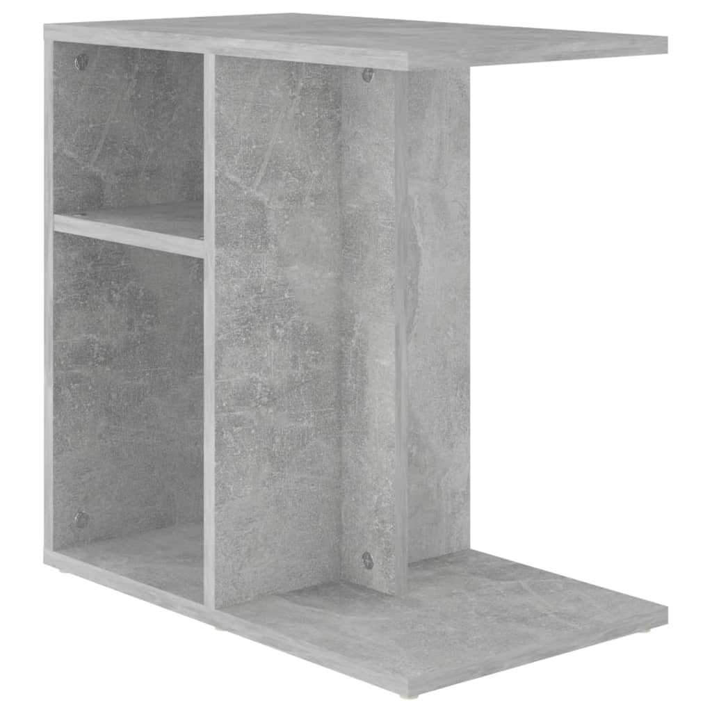 Sivupöytä betoninharmaa 50x30x50 cm lastulevy - Sisustajankoti.fi