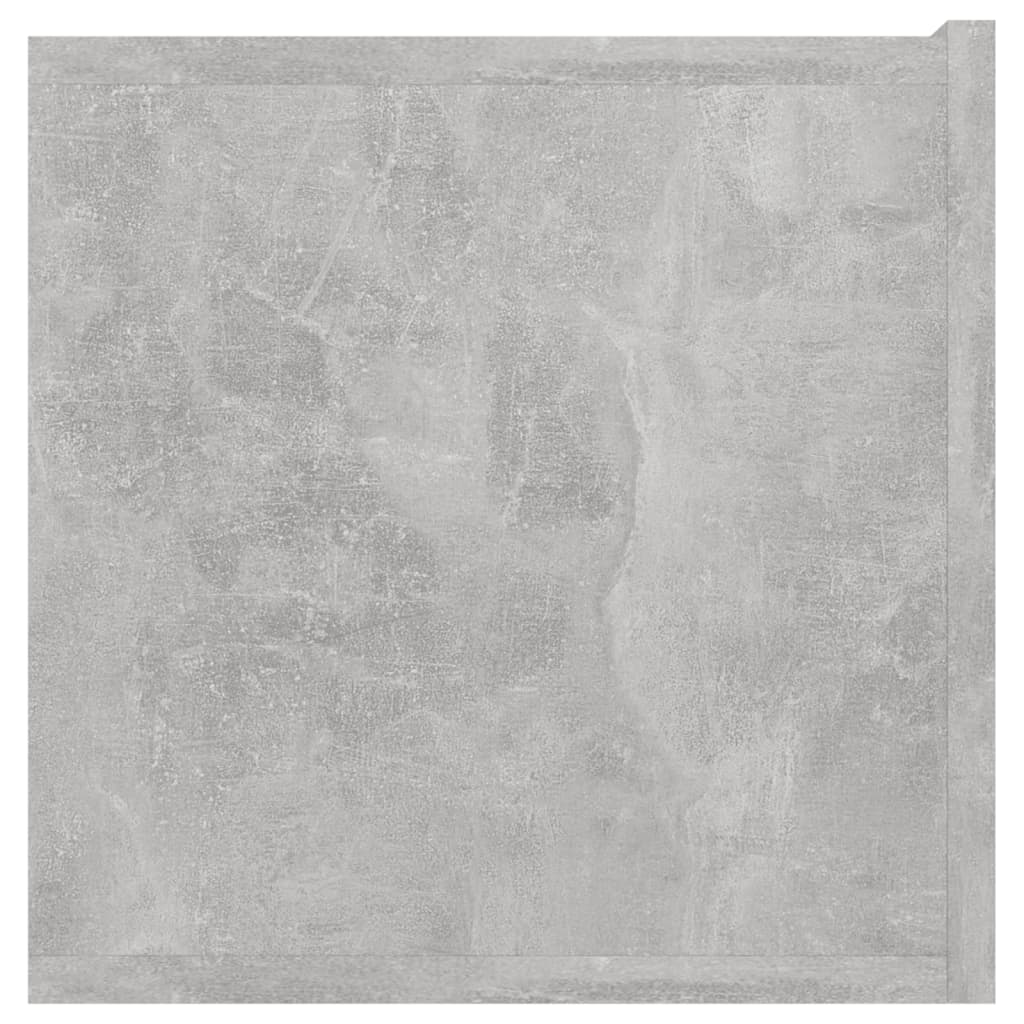 Seinäkiinnitettävä TV-taso 2 kpl betoninharm. 60x30x30 cm - Sisustajankoti.fi