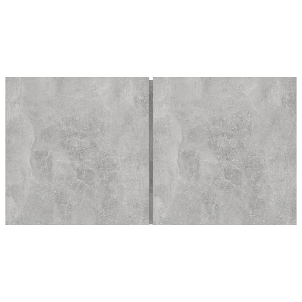 Seinäkiinnitettävät TV-tasot 3 kpl betoninharmaa 60x30x30 cm - Sisustajankoti.fi