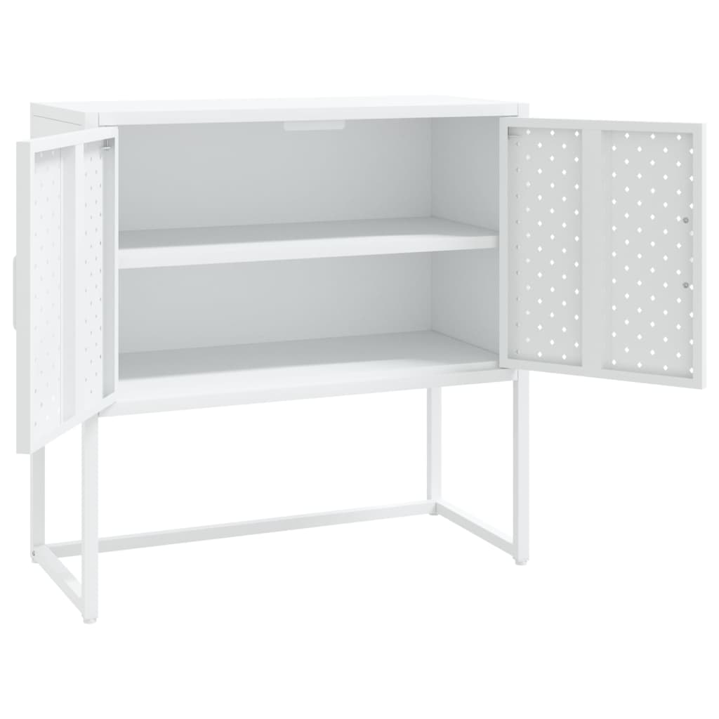 Senkki valkoinen 75x35x75 cm teräs - Sisustajankoti.fi