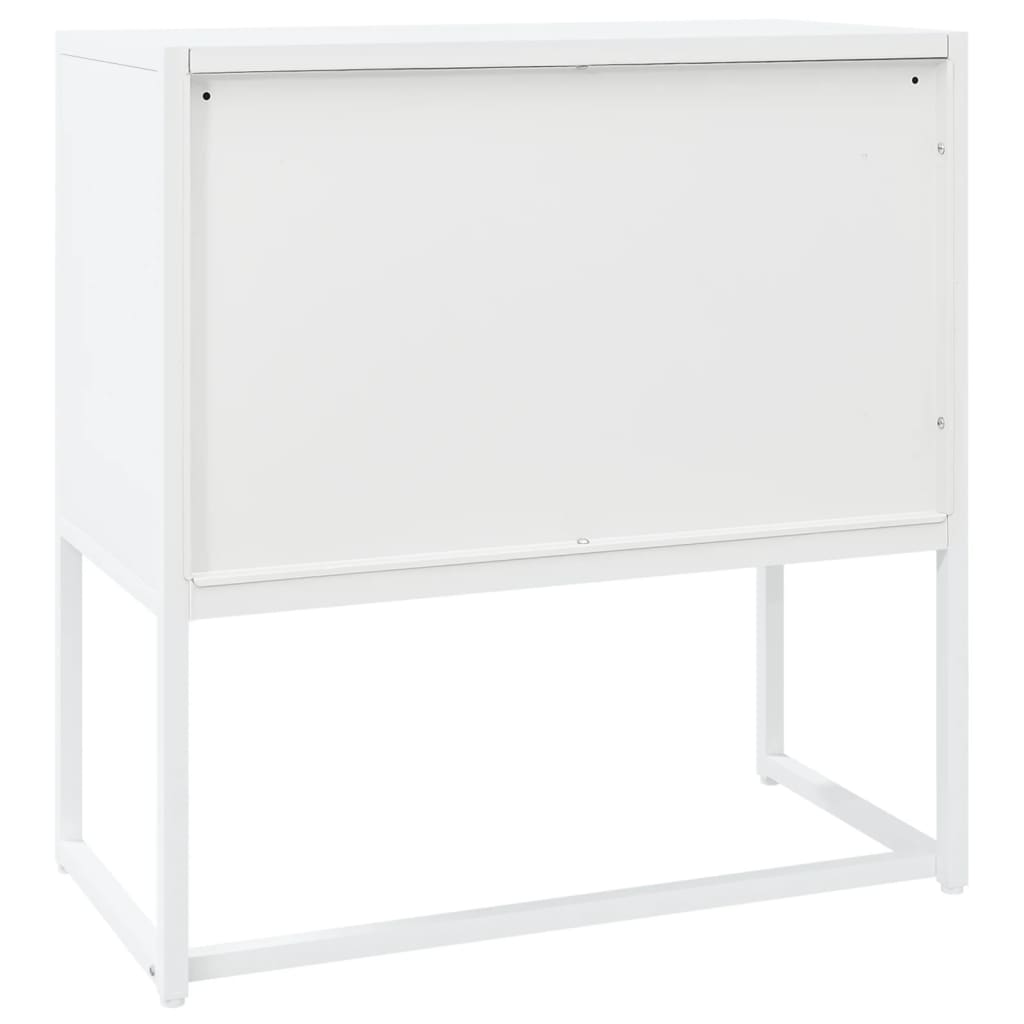 Senkki valkoinen 75x35x75 cm teräs - Sisustajankoti.fi