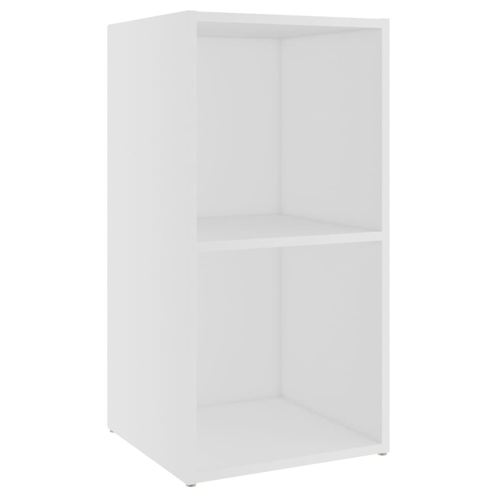 TV-tasot 2 kpl valkoinen 72x35x36,5 cm lastulevy - Sisustajankoti.fi