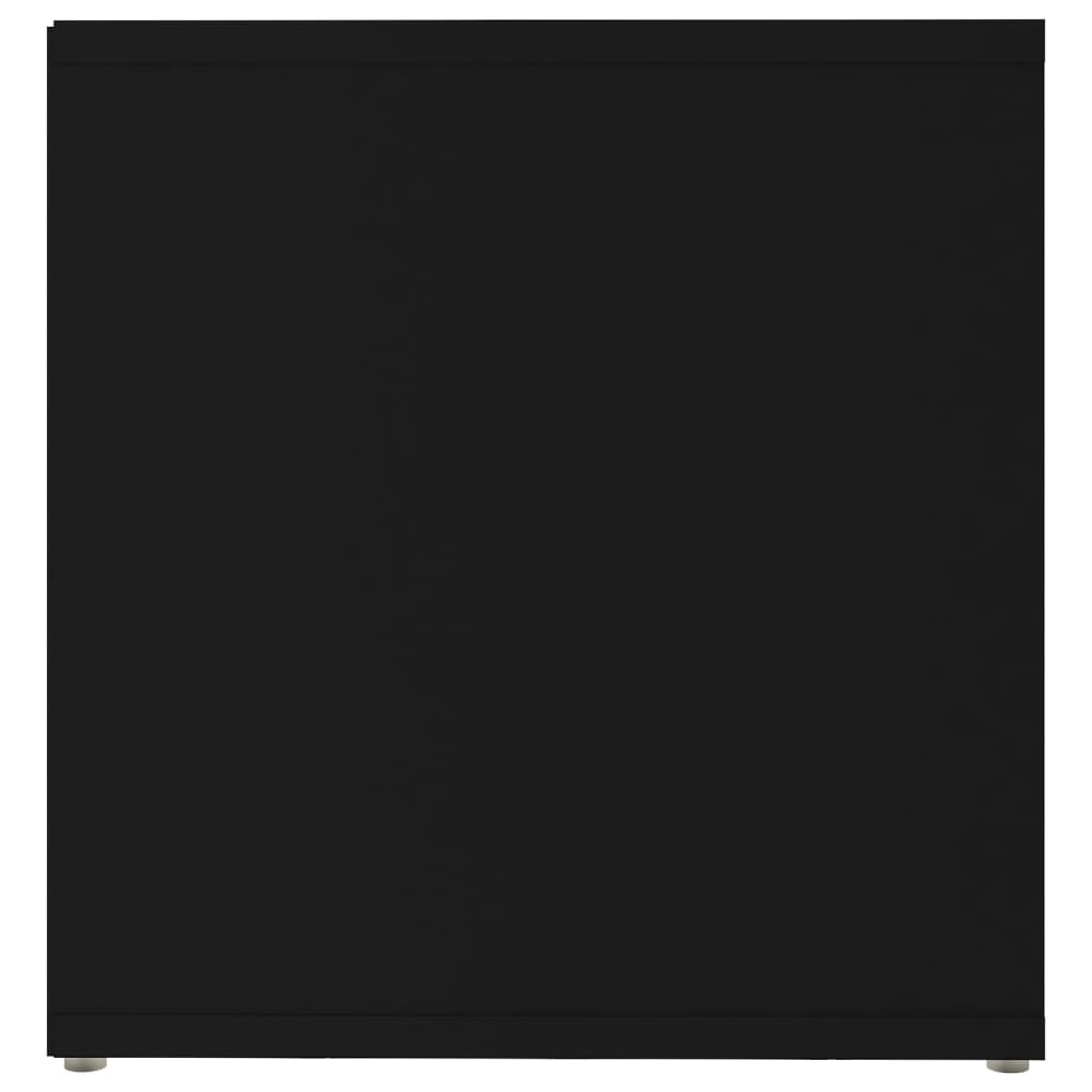 TV-tasot 2 kpl musta 72x35x36,5 cm lastulevy - Sisustajankoti.fi