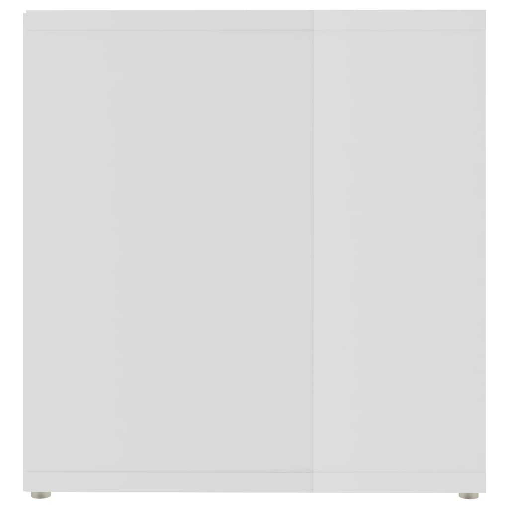 TV-tasot 2 kpl korkeakiilto valkoinen 72x35x36,5 cm lastulevy - Sisustajankoti.fi