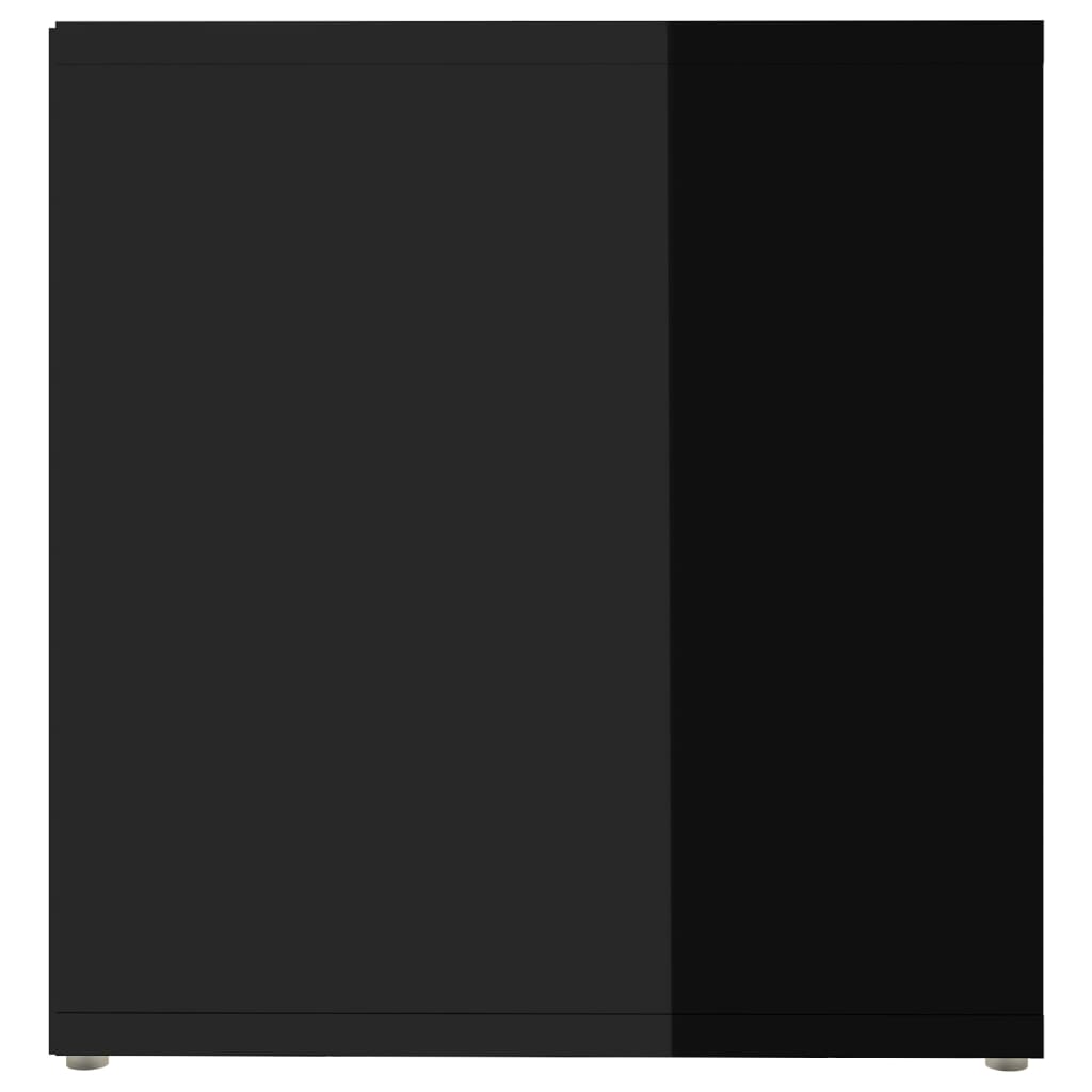 TV-tasot 2 kpl korkeakiilto musta 72x35x36,5 cm lastulevy - Sisustajankoti.fi